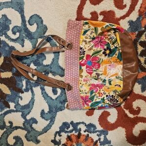 Floral Multicolor Hobo Bag